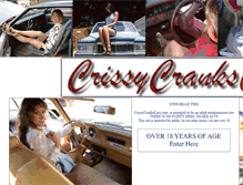 Tablet Screenshot of crissycrankscars.com
